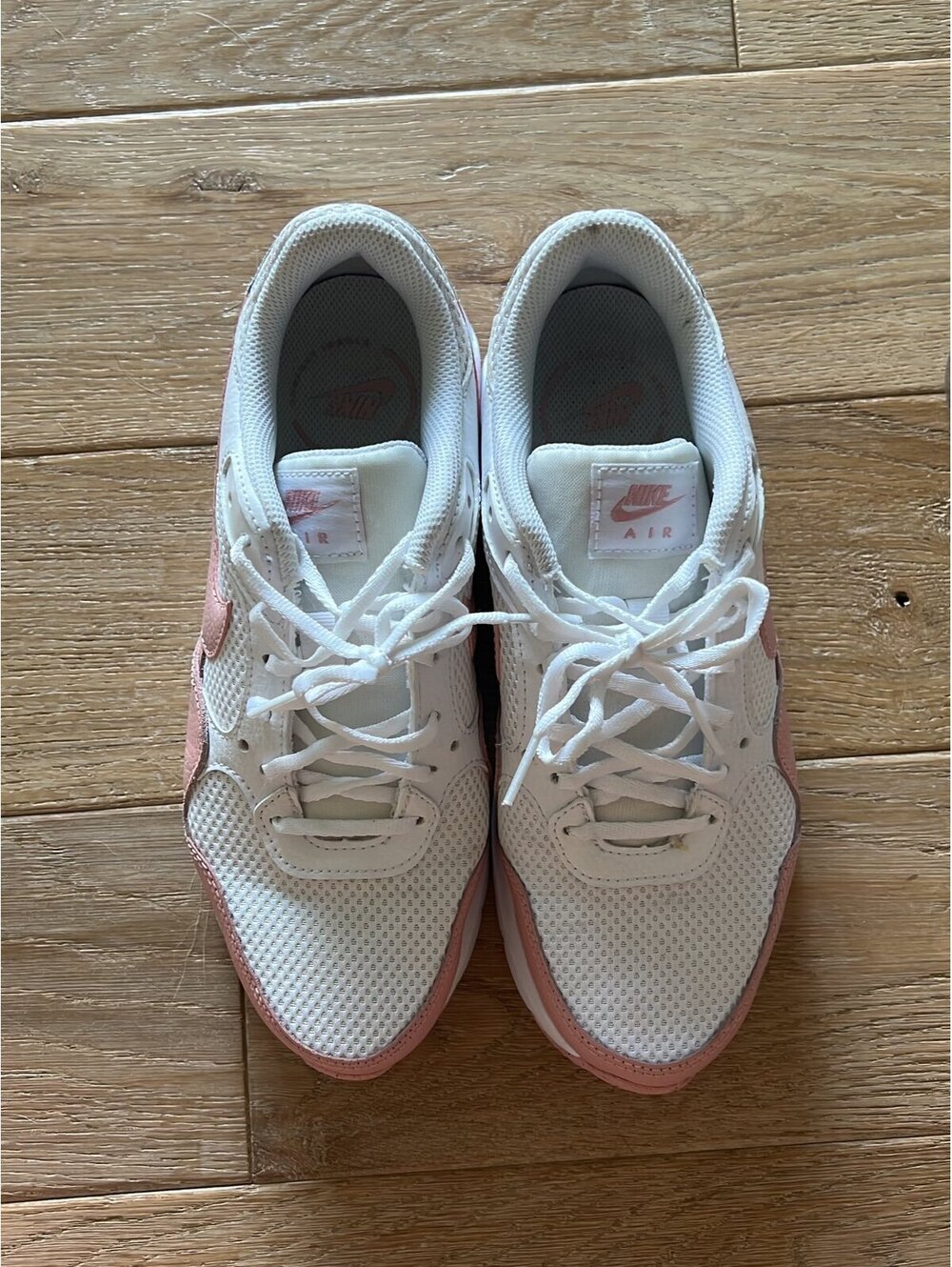 Women’s Pink & White Nike Air Shoes - Picture 6 of 7